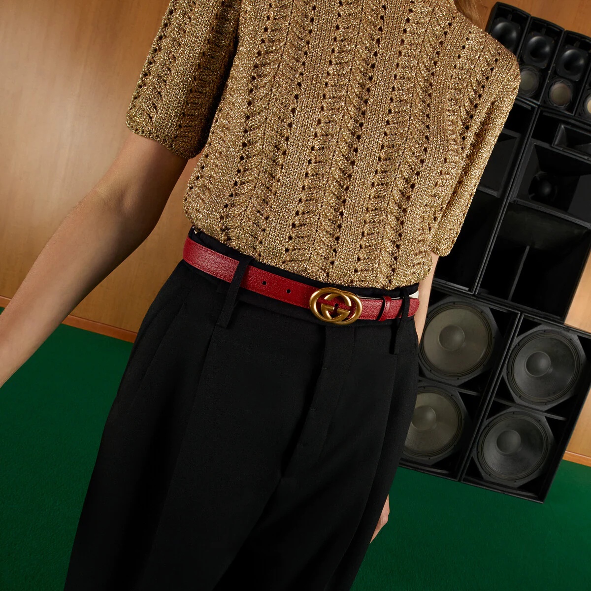Belt with Interlocking G - 3
