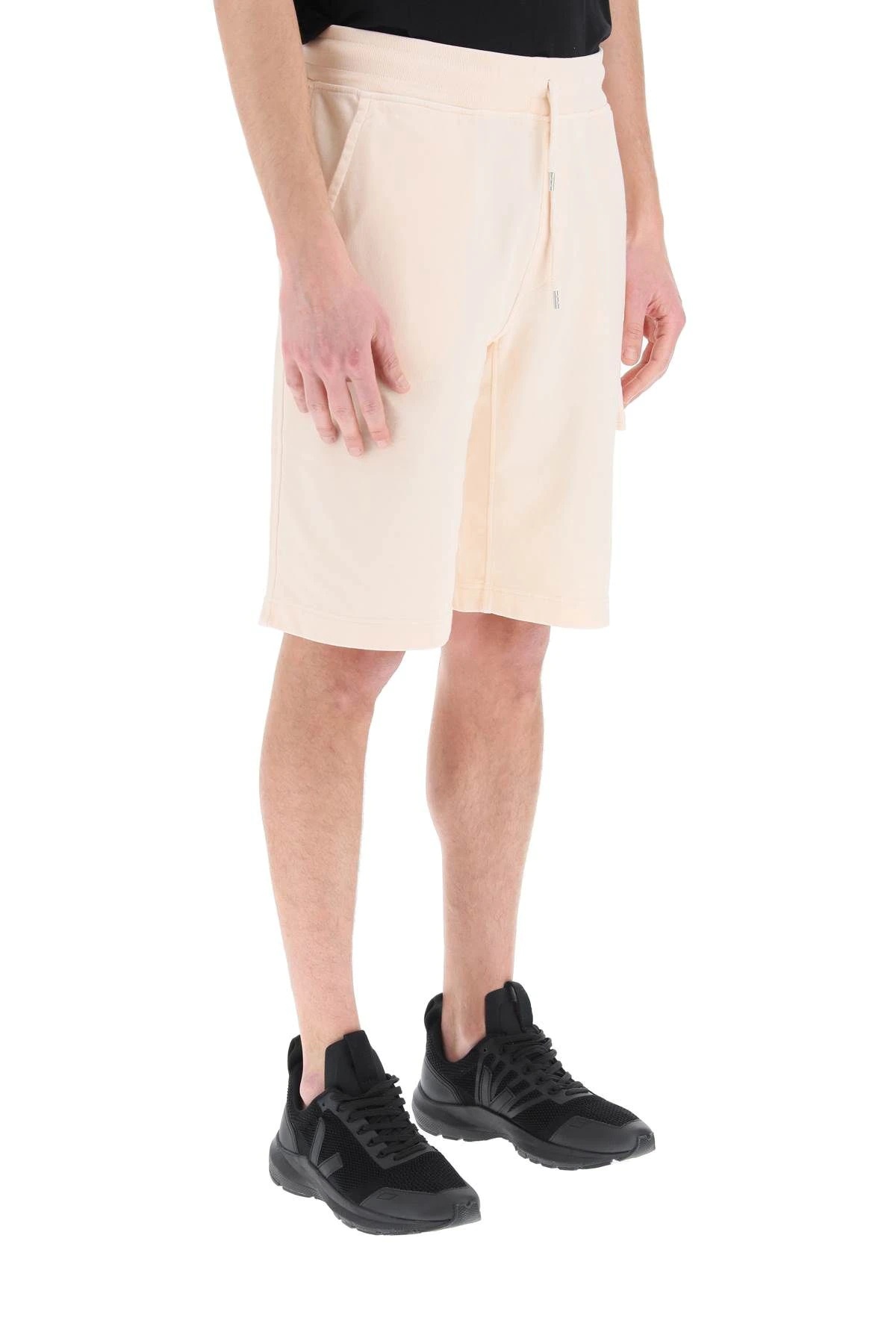 METROPOLIS SERIES DIAGONAL RAISED FLEECE SHORTS - 3