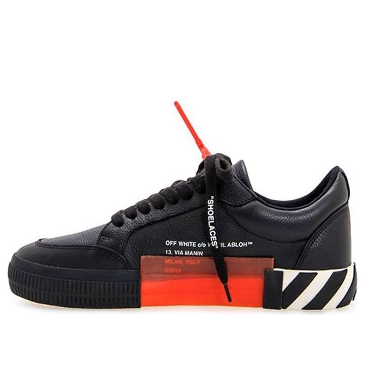 Off-White Vulcanized Low 'Black White' OMIA085F19D680011001 - 2