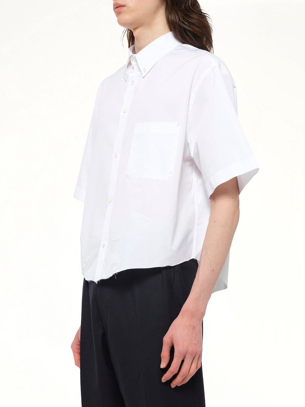 Short-sleeved Shirt in White - 3