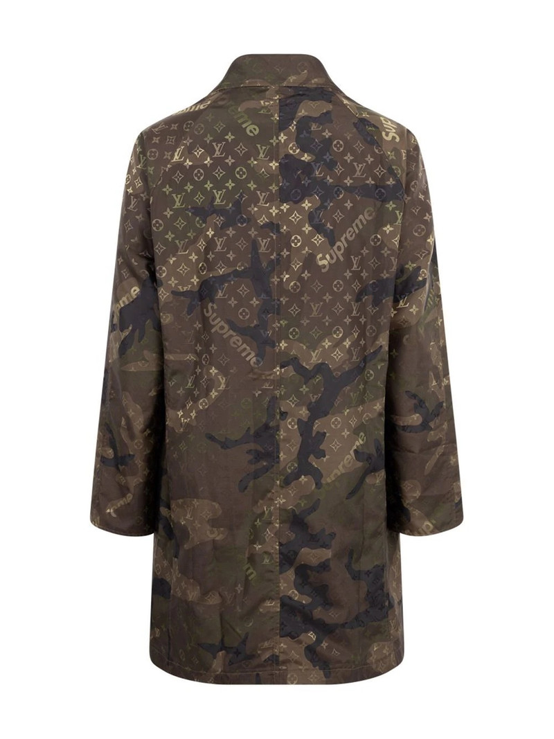 Supreme x Louis Vuitton reversible trench coat outlook