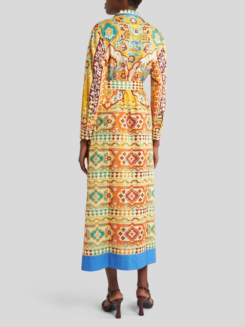 COTTON AND SILK SHIRT DRESS 4