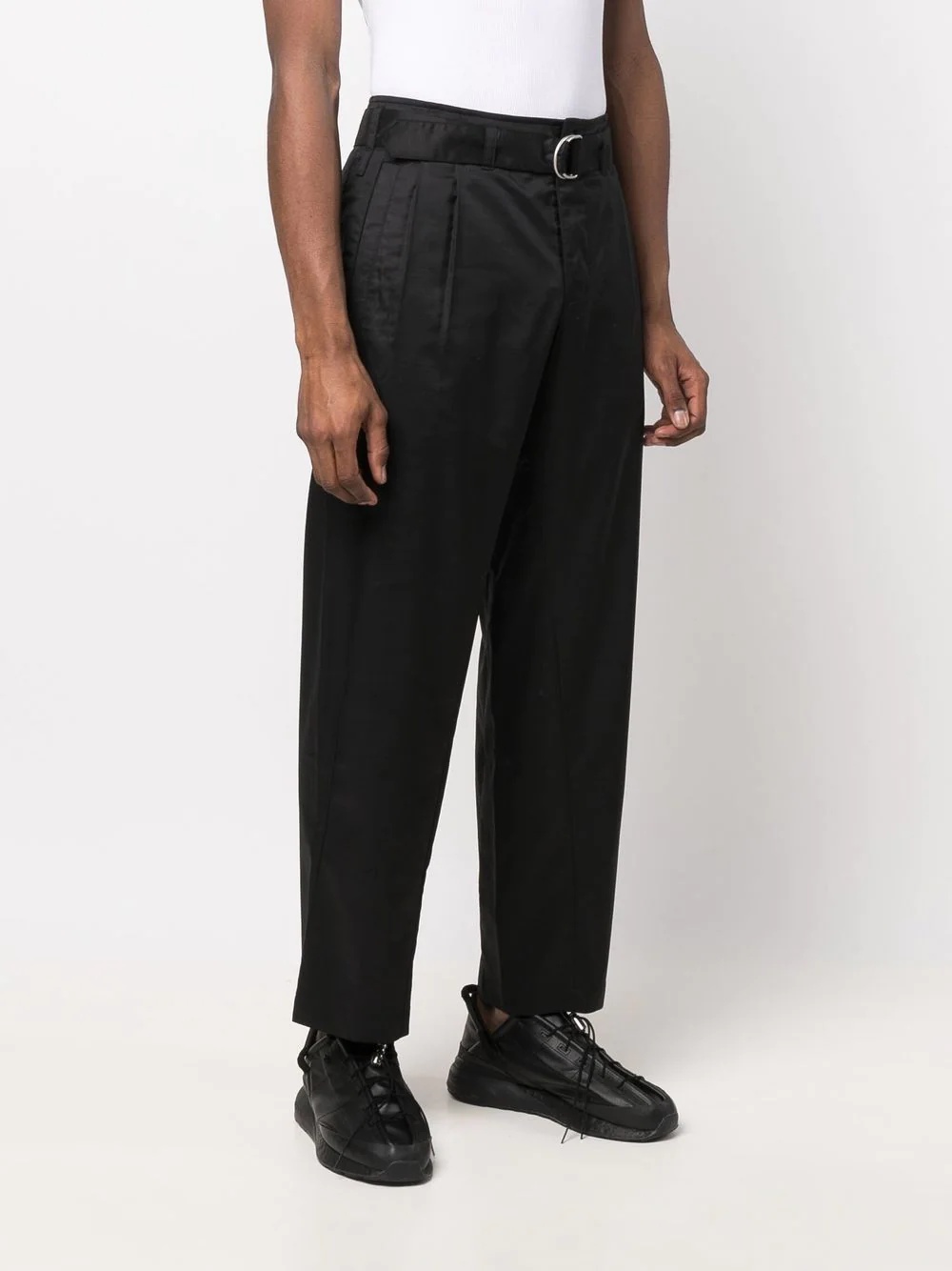 belted-waist trousers - 3