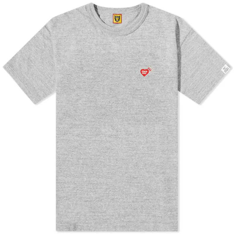 Human Made Heart Badge Slub T-Shirt - 1