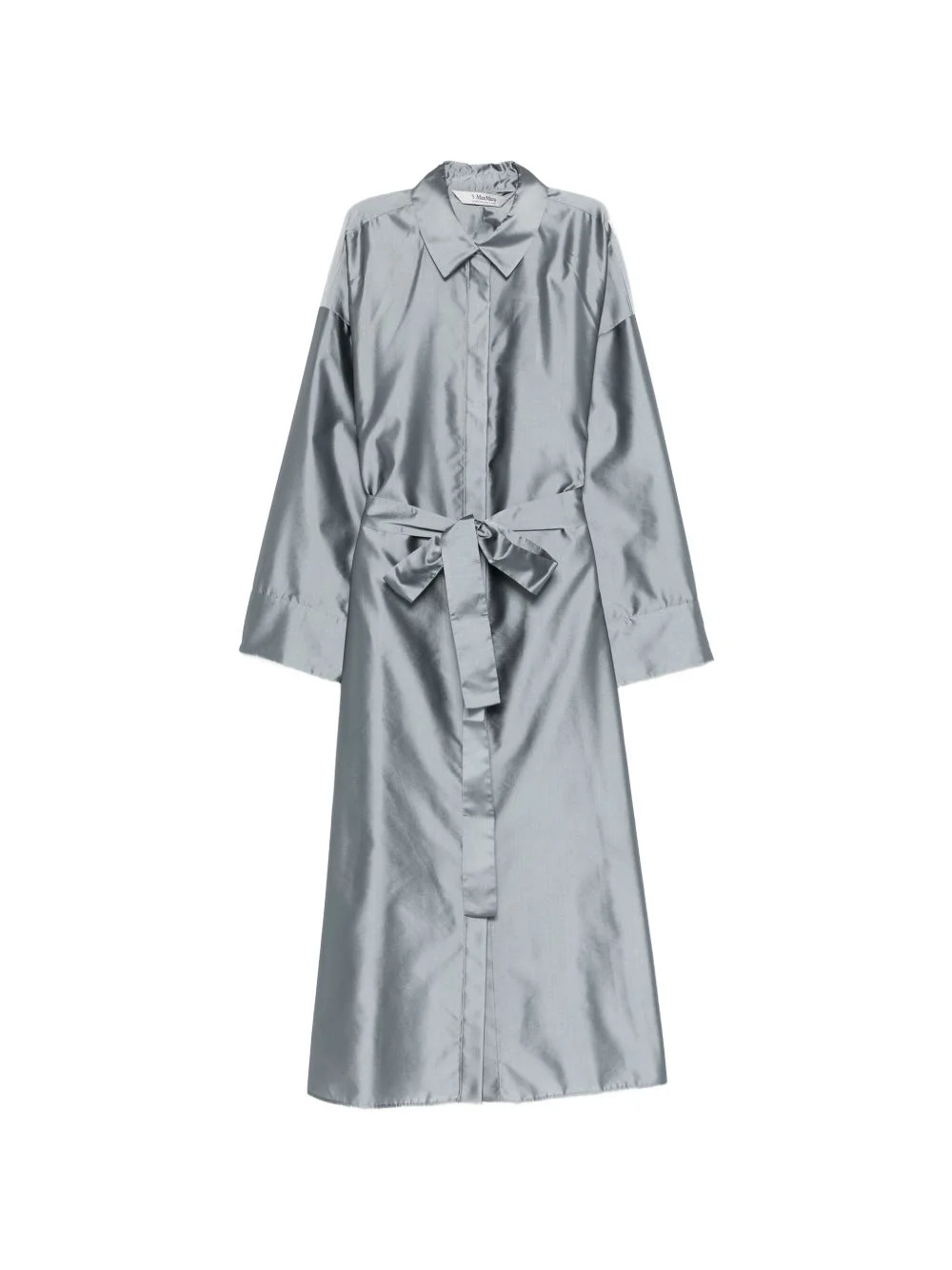 Anna tie-waist maxi shirt dress - 1