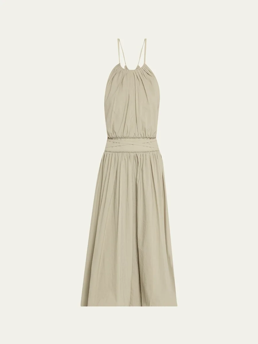 Wylie Technical Poplin Bubble Dress - 1