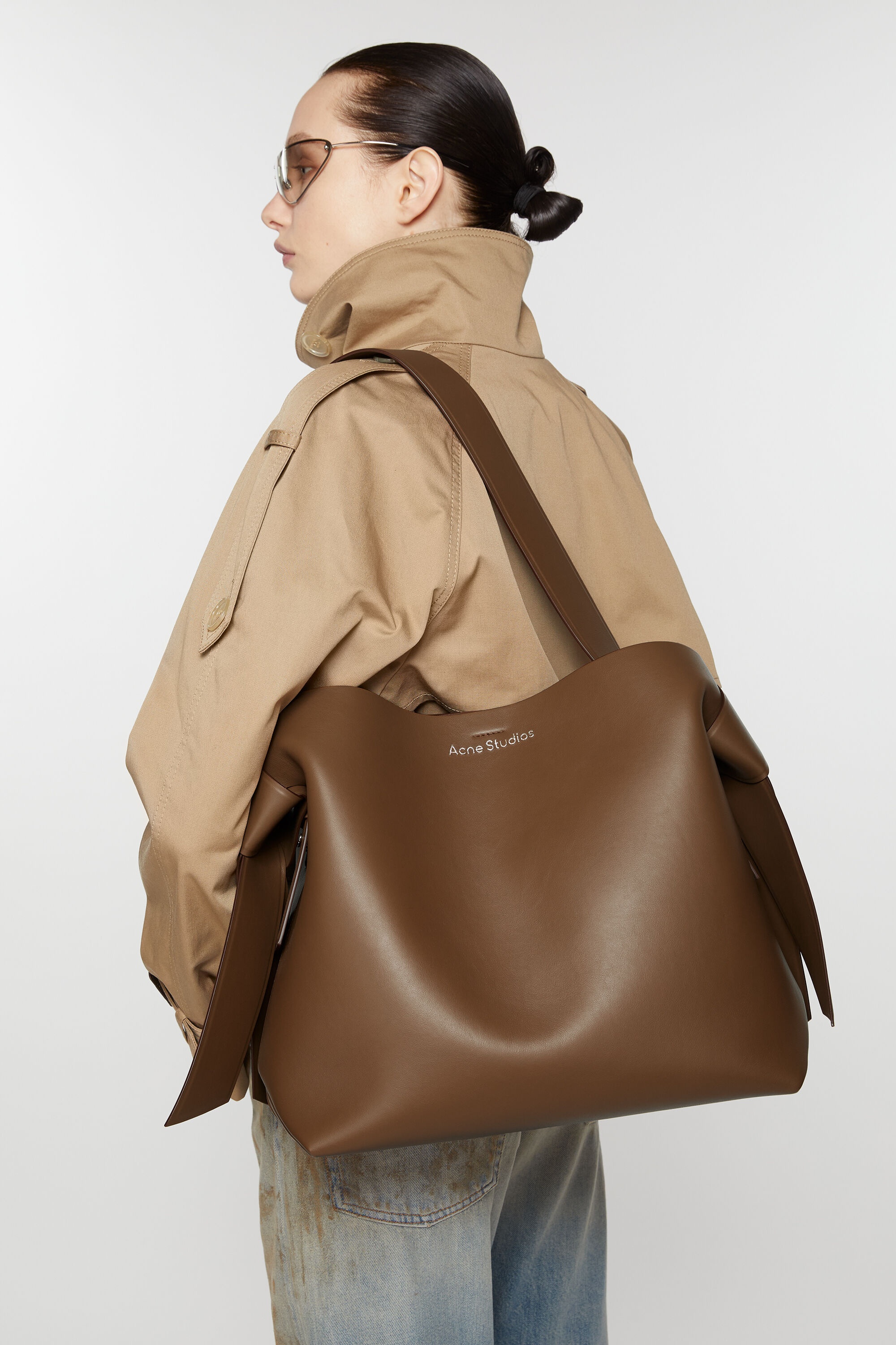 Musubi midi shoulder bag - Camel brown - 3
