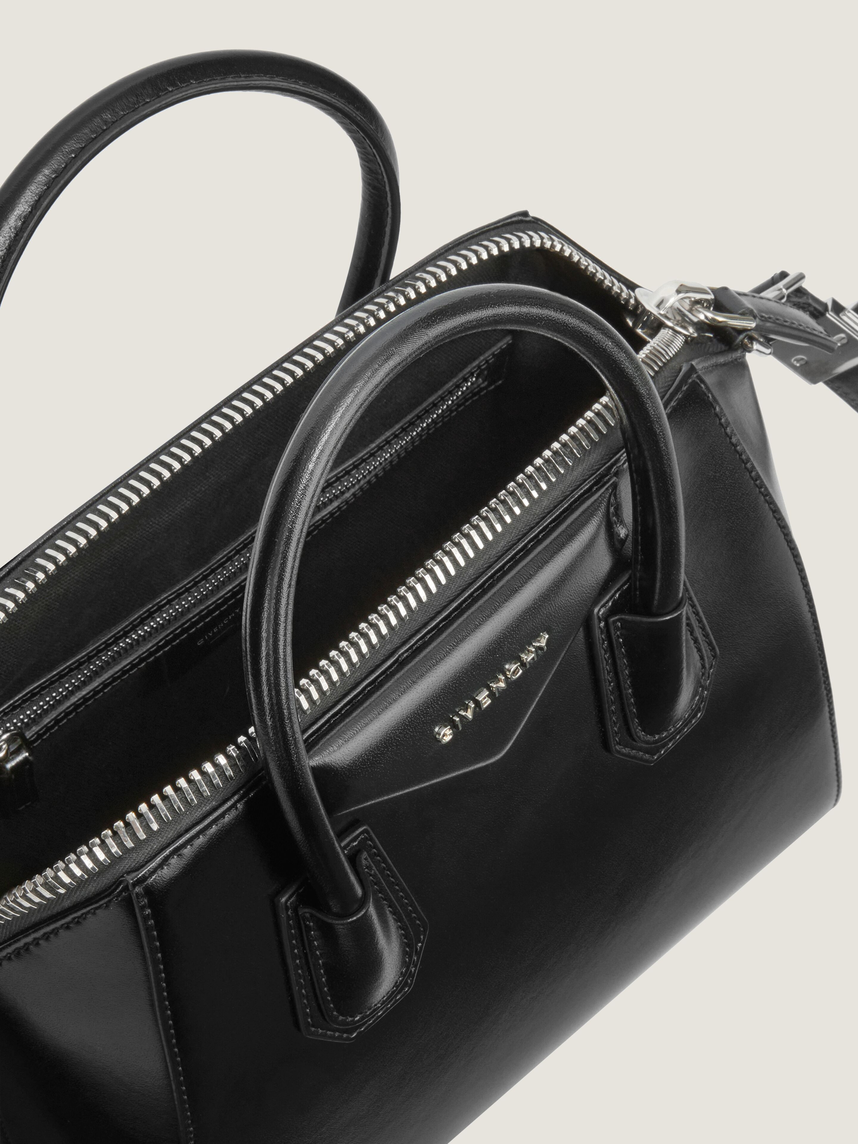 SMALL ANTIGONA BAG IN BOX LEATHER - 7