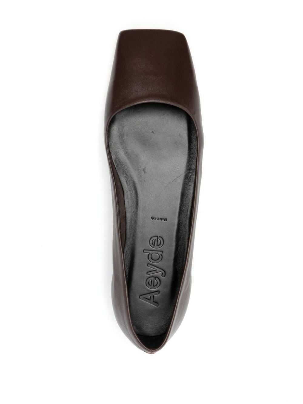 Ida leather ballerina shoes - 4