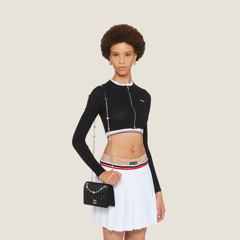 Matelassé nappa leather mini-bag - 1