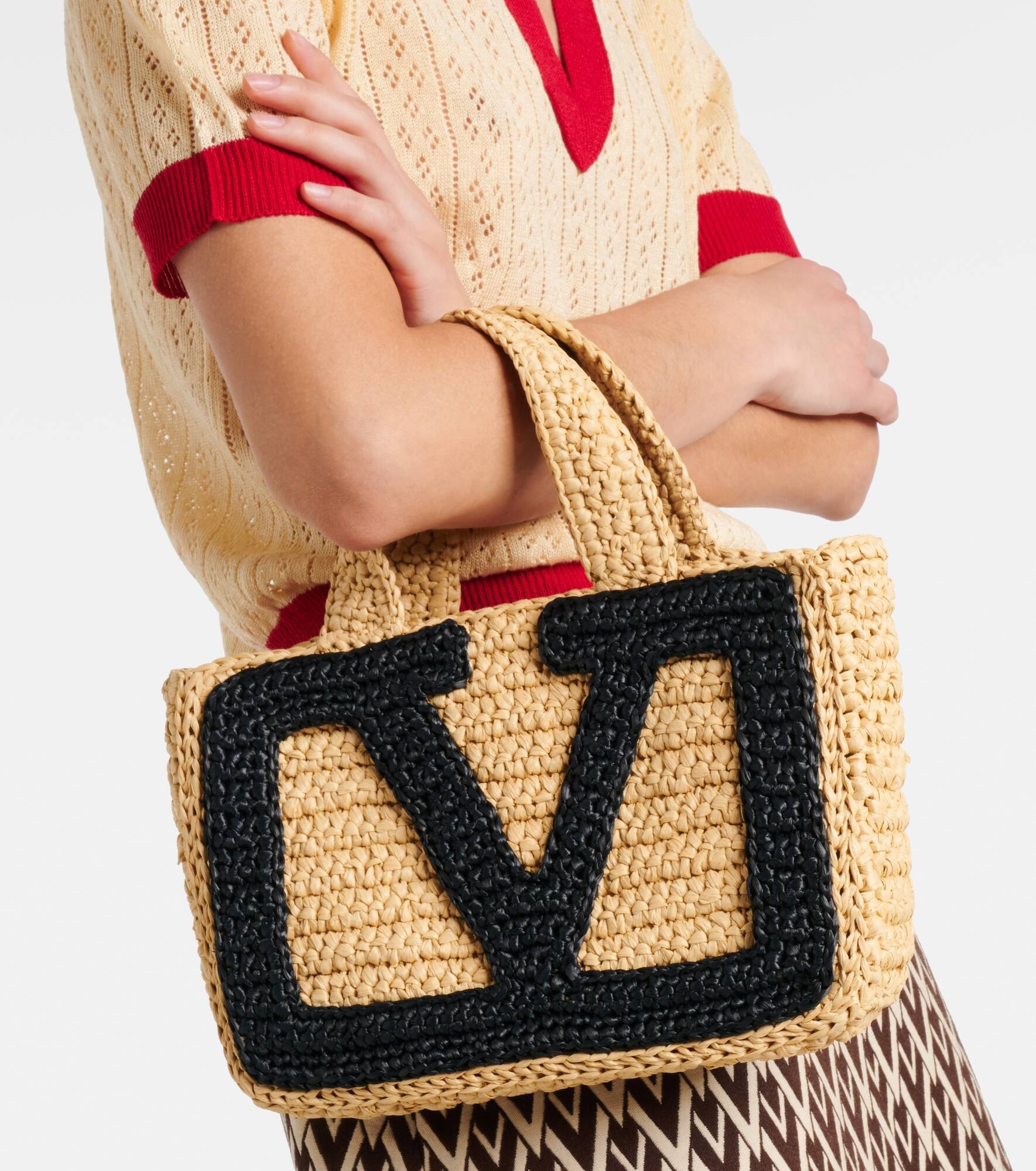 Viva Superstar Small raffia tote bag - 2