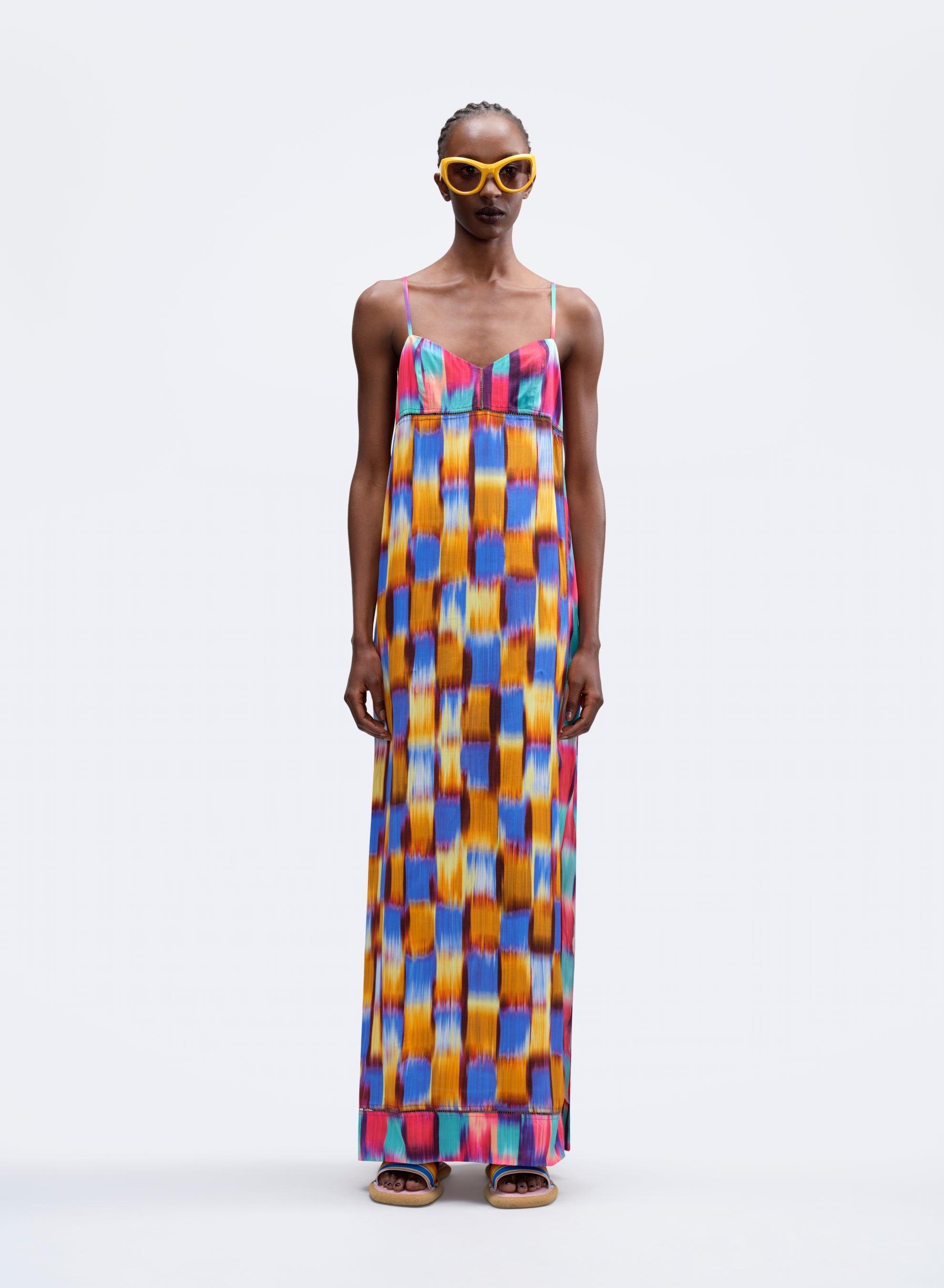VISCOSE SLIP DRESS - 2