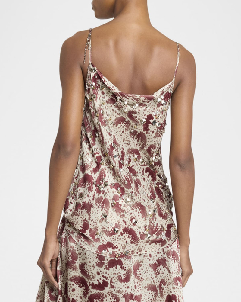 Chai Printed Embellished Blouse 3