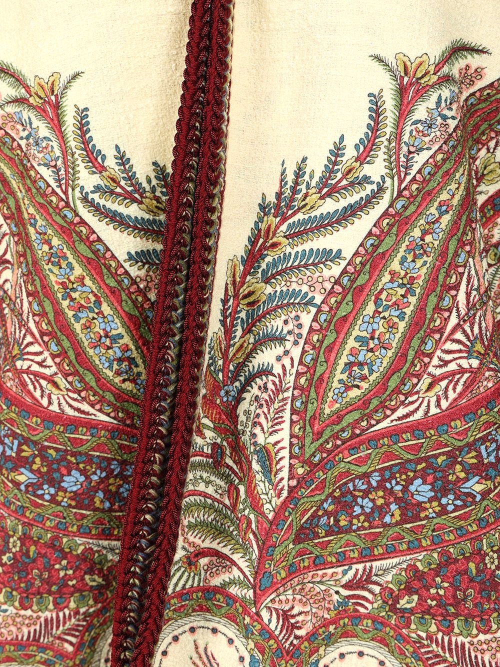 Cream Multicolor Paisley Print Short Sleeve Shirt Shirts Multicolor - 5
