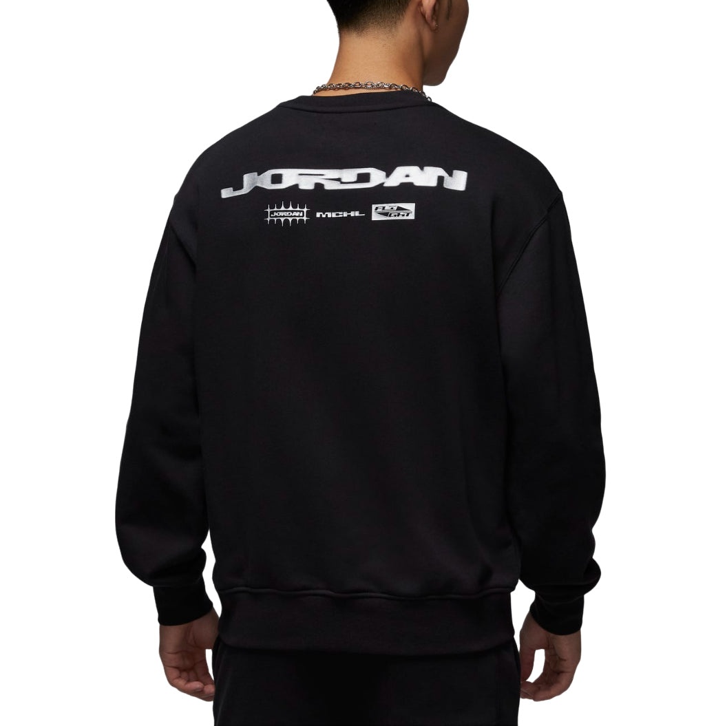Air Jordan Brooklyn Fleece Crewneck Sweatshirt Asia Sizing 'Black' HV1751-010 - 2
