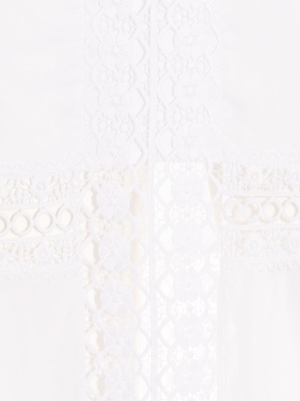 crochet-panelled skirt - 3
