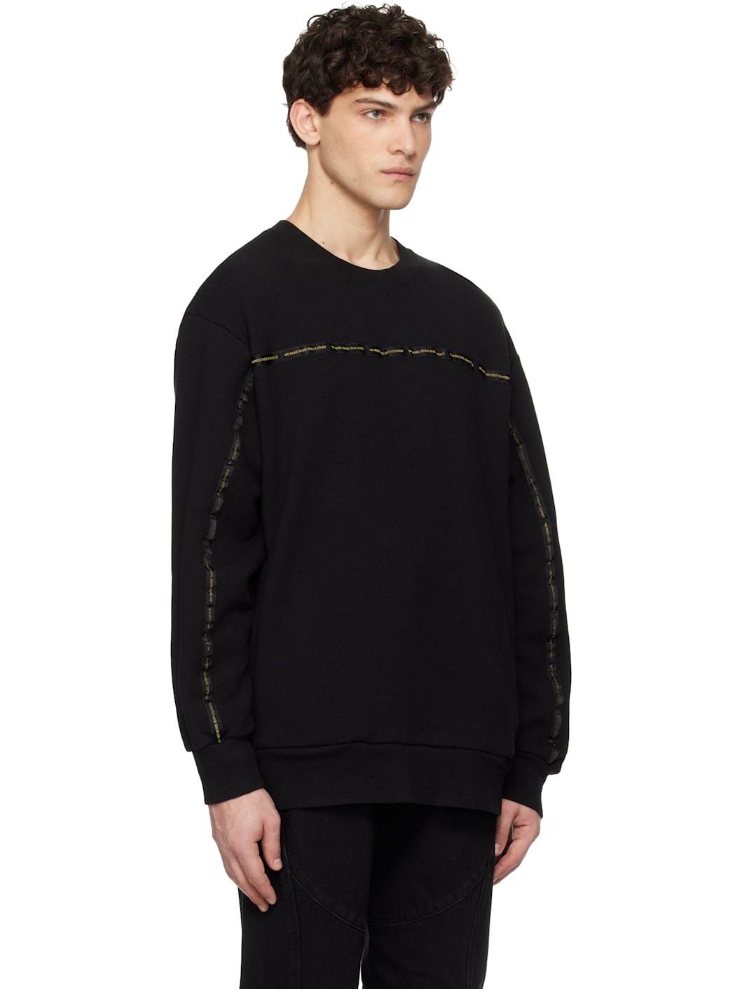 Black French Terry Sweatshirt - 2