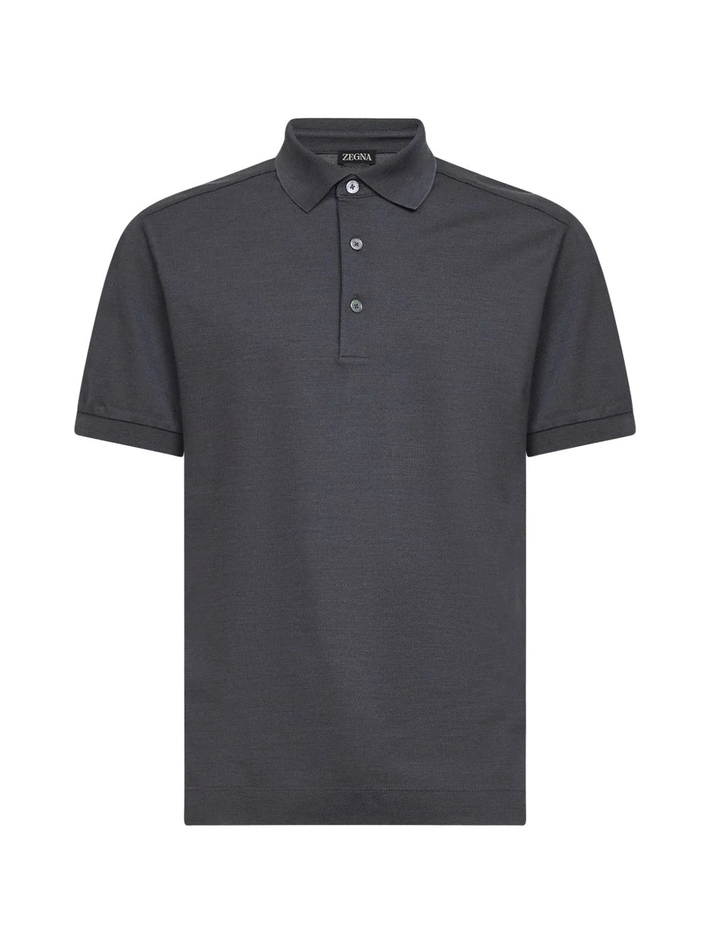button-placket polo shirt - 1
