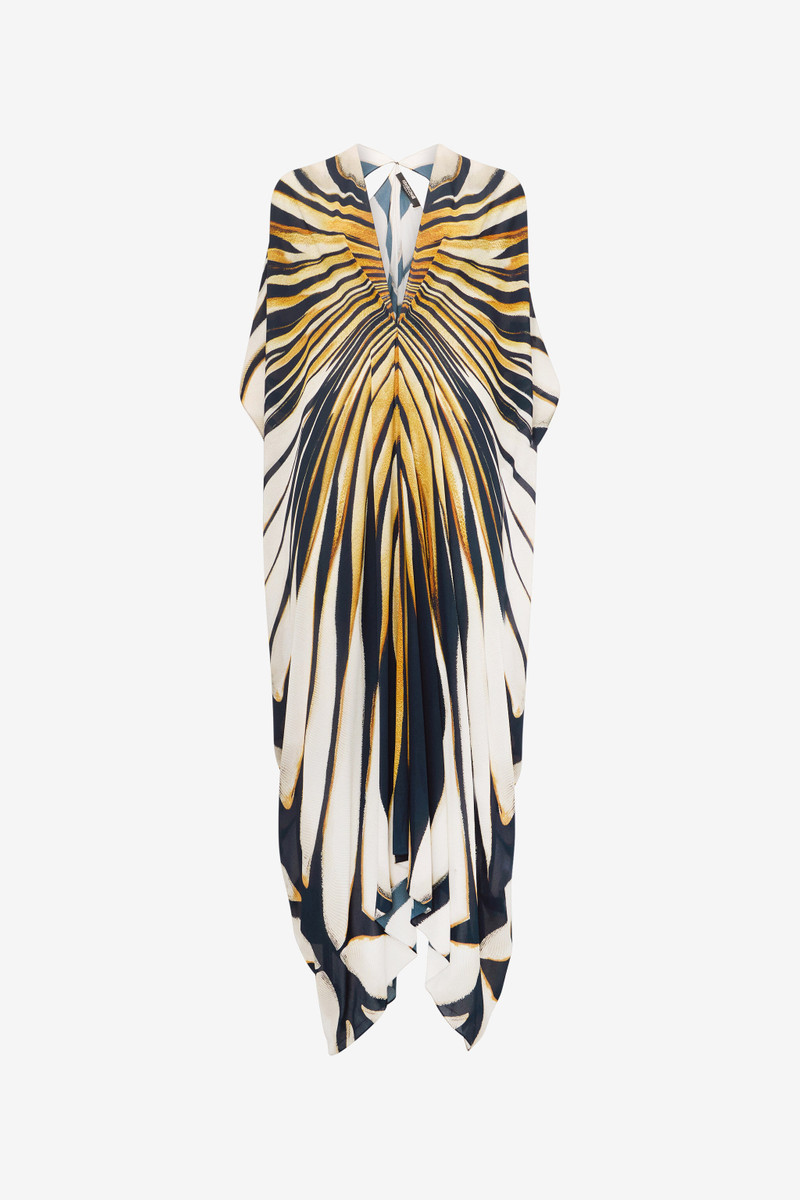 Ray Of Gold Print Caftan 1