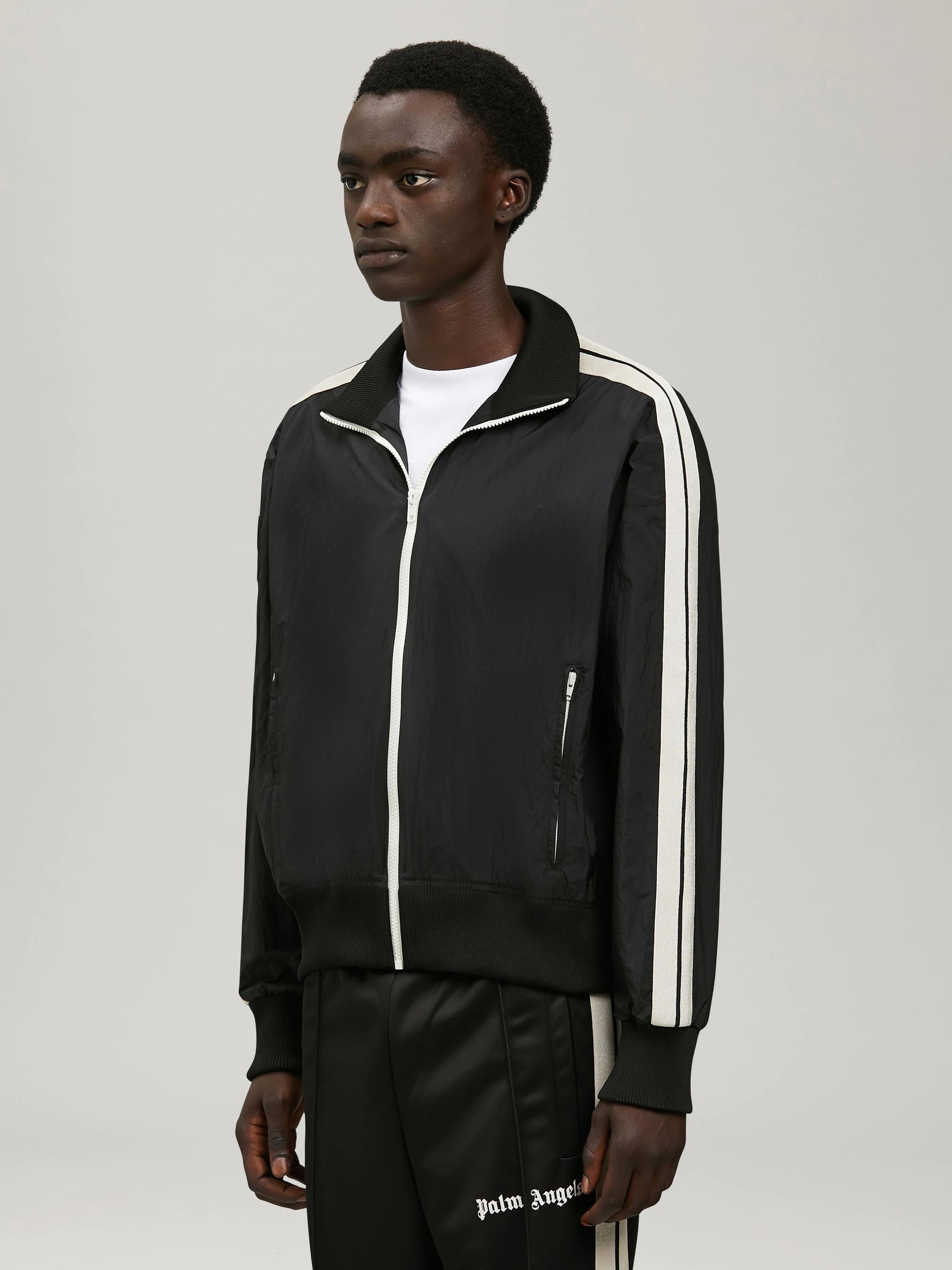 CURVED LOGO TRACK JACKET - 4