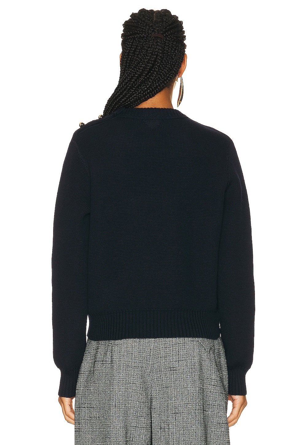 Dry Wool Rib Sweater - 4