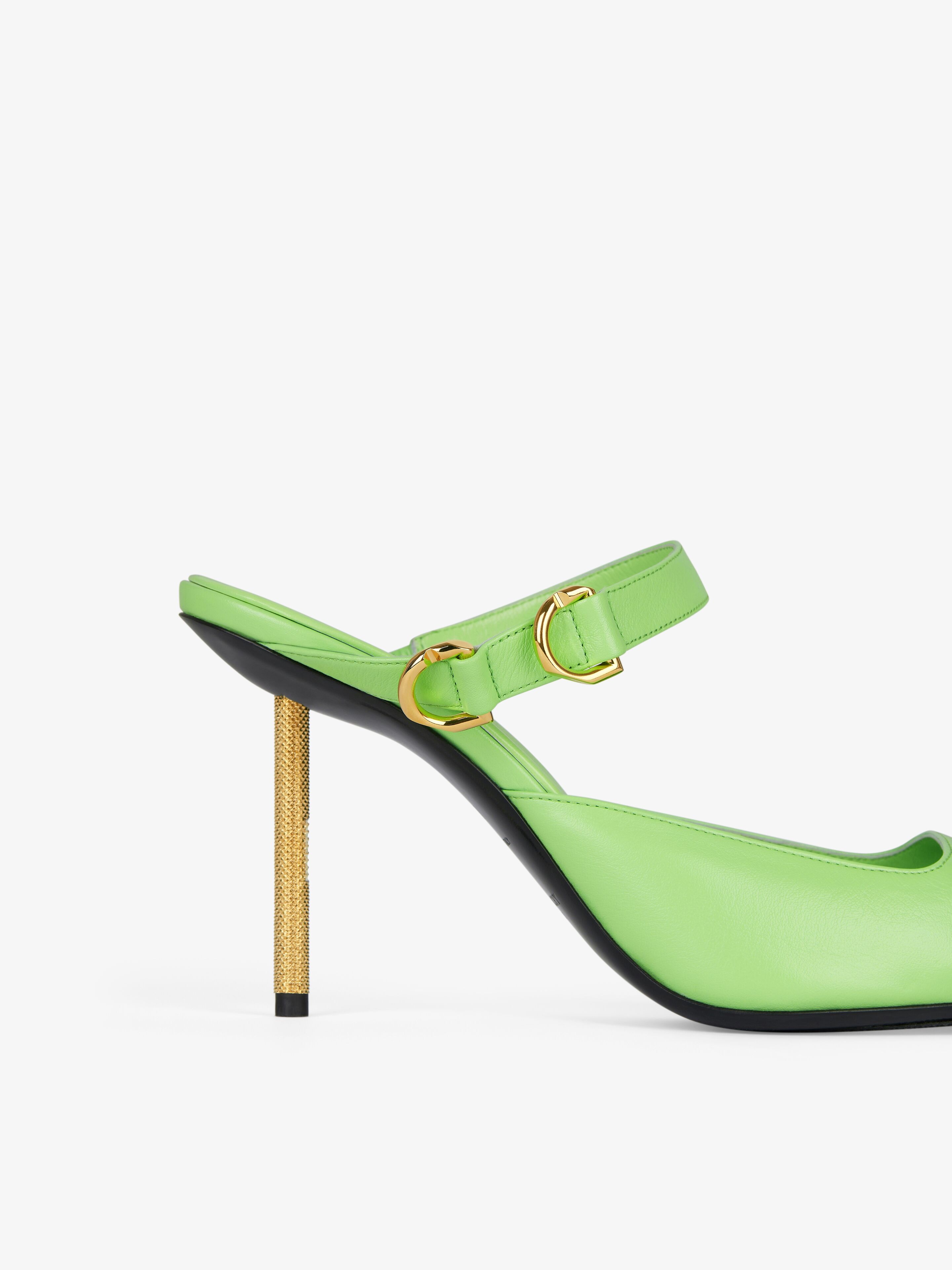VOYOU SLINGBACKS IN LEATHER - 5