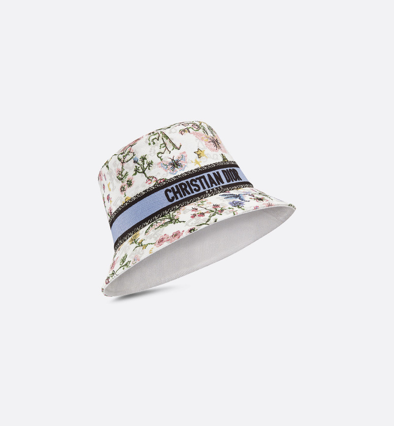 Dior D-Bobby Christian Dior 1947 Small-Brim Bucket Hat outlook
