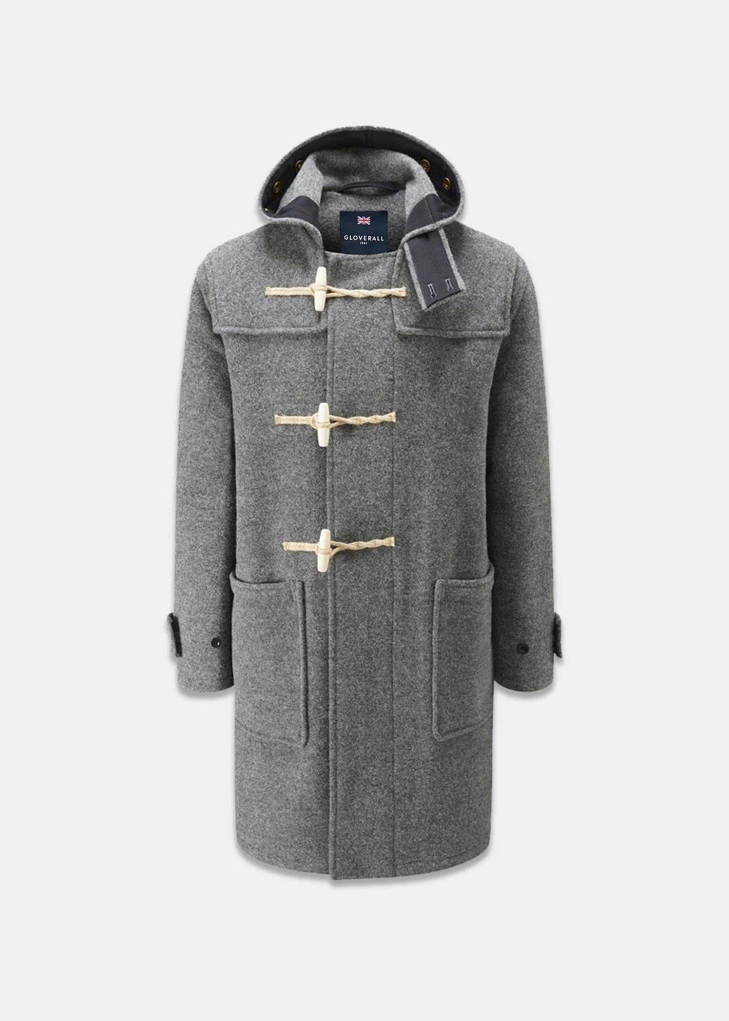 Men's Original Monty Duffle Coat Grey - 1