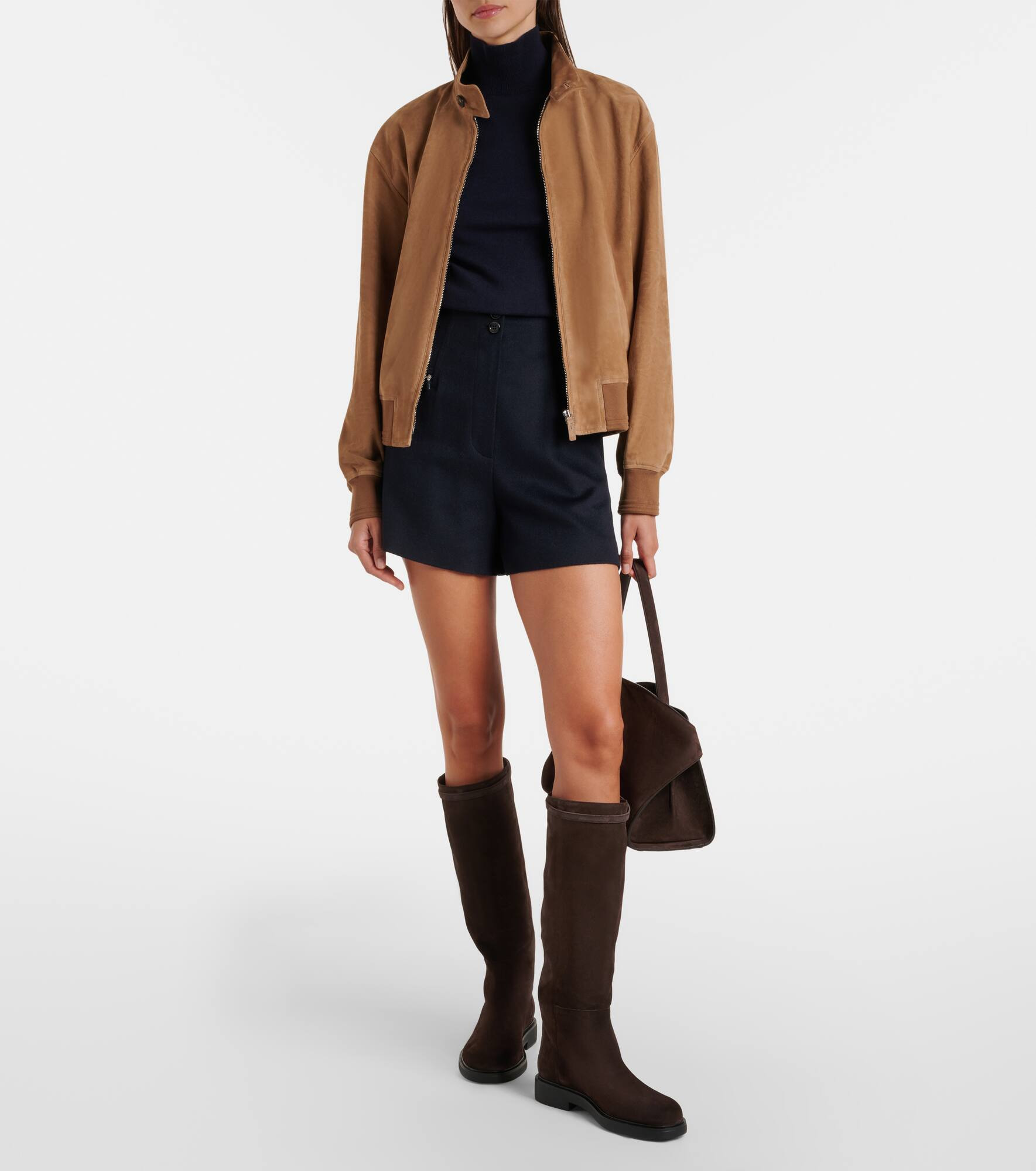 Suede bomber jacket - 2