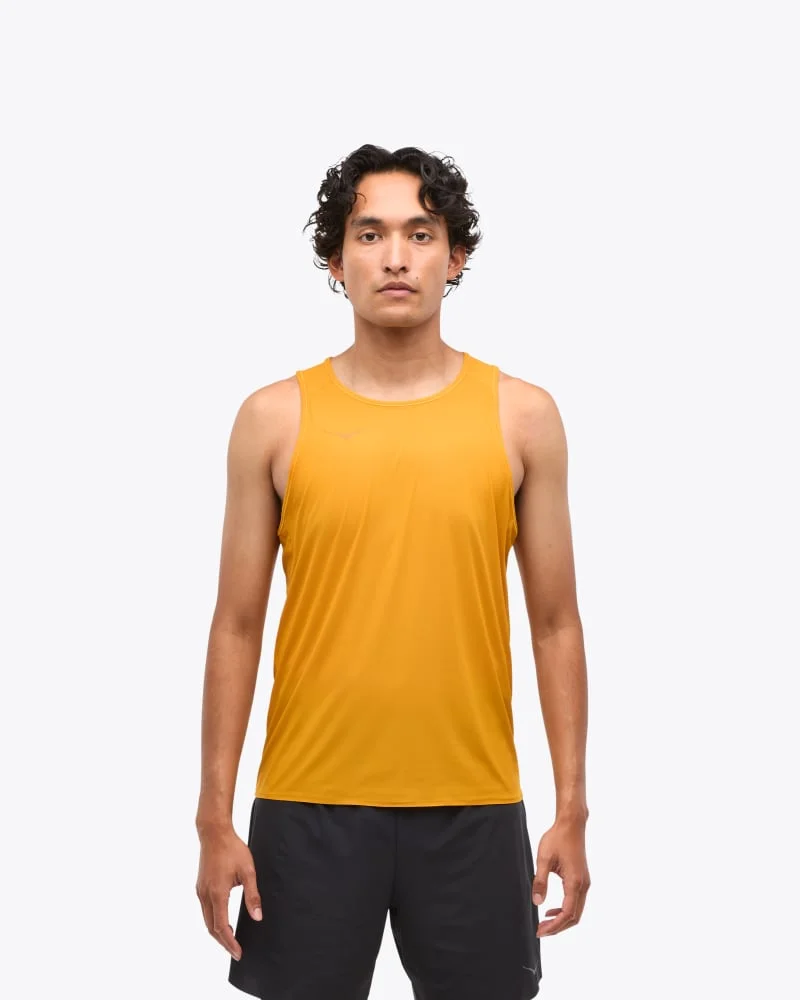 Men's Airolite Run Tank Top in Varisty Yellow - 1
