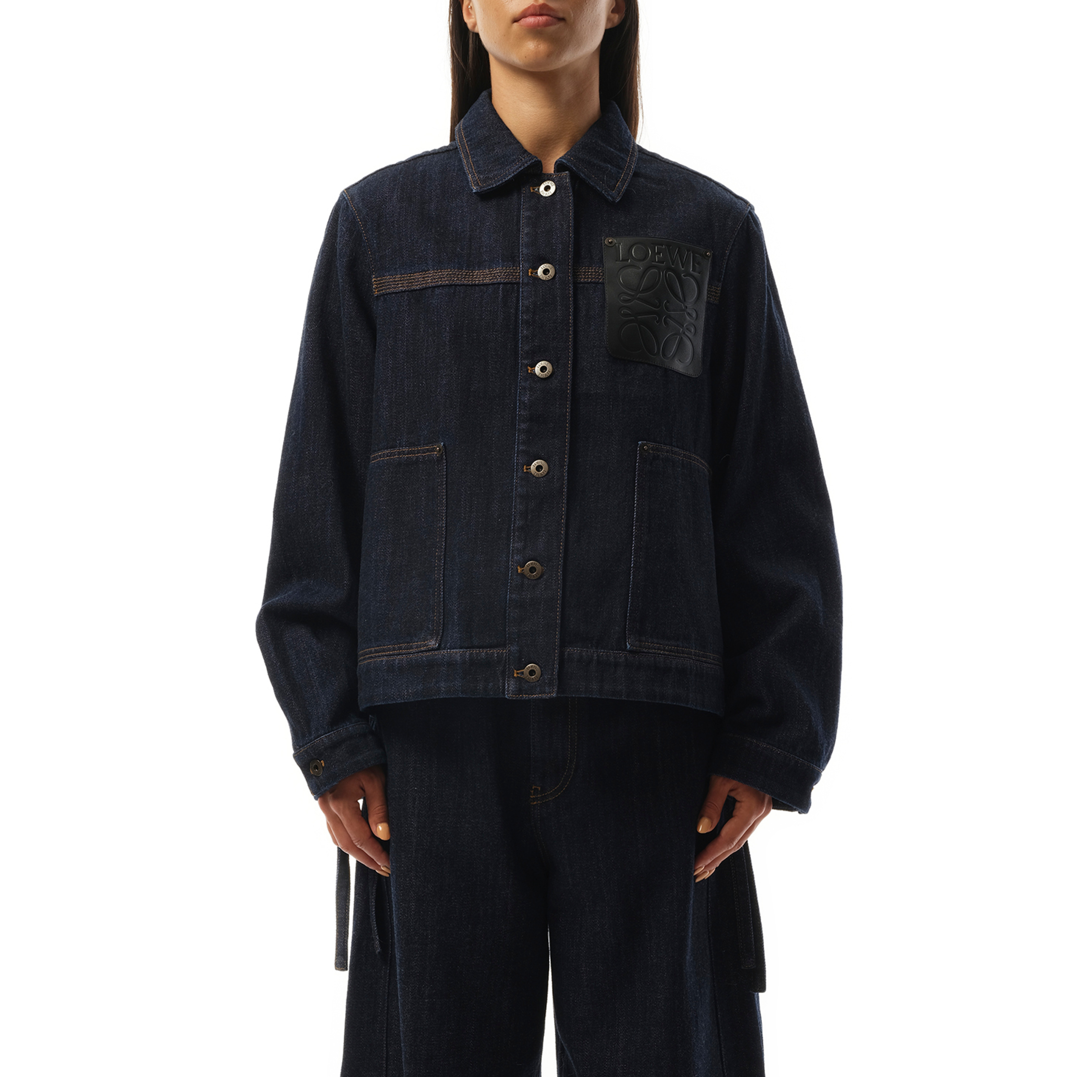 Workwear Jacket in Indigo Blue - 1