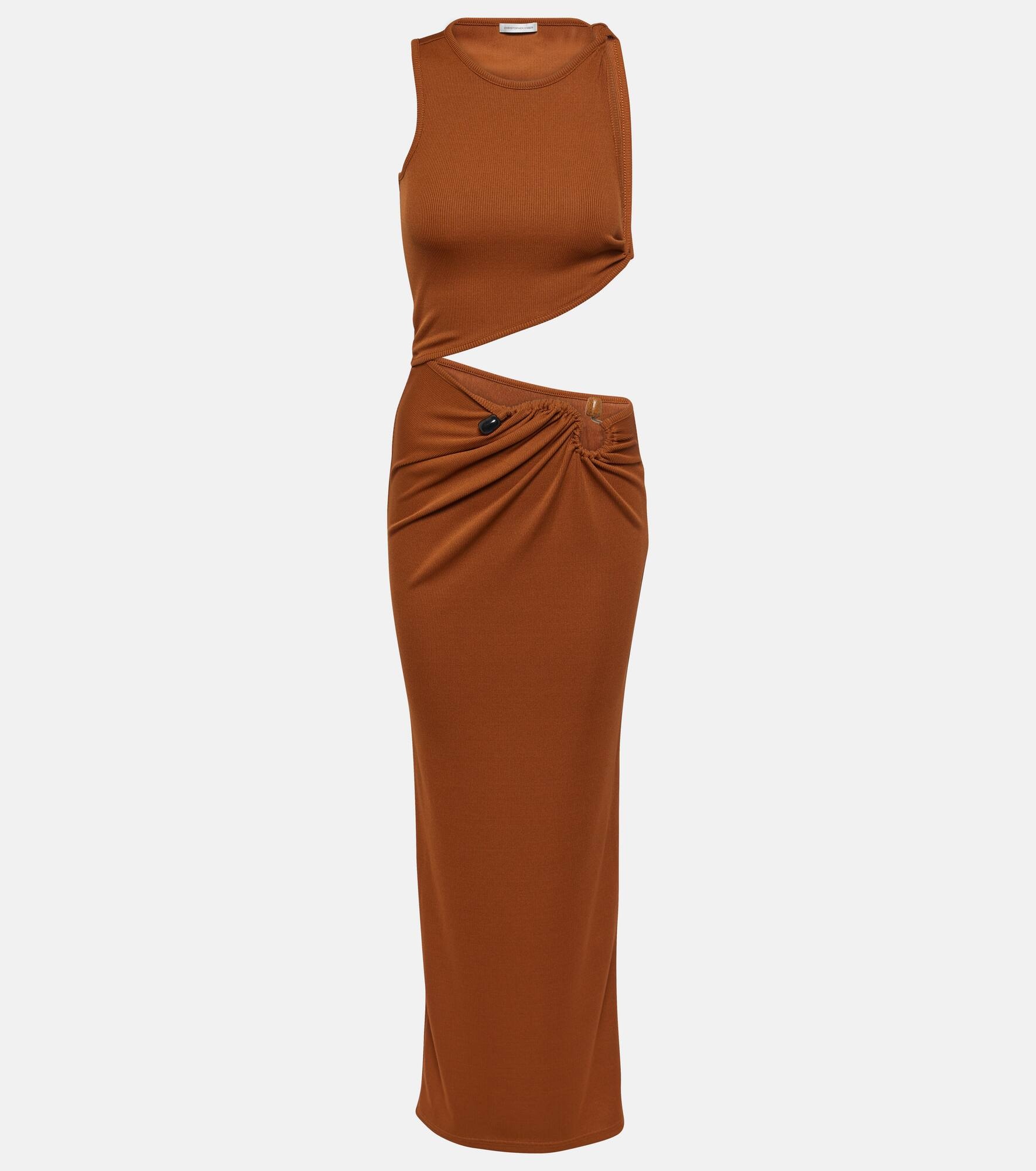 Stone Scythe cutout maxi dress - 1