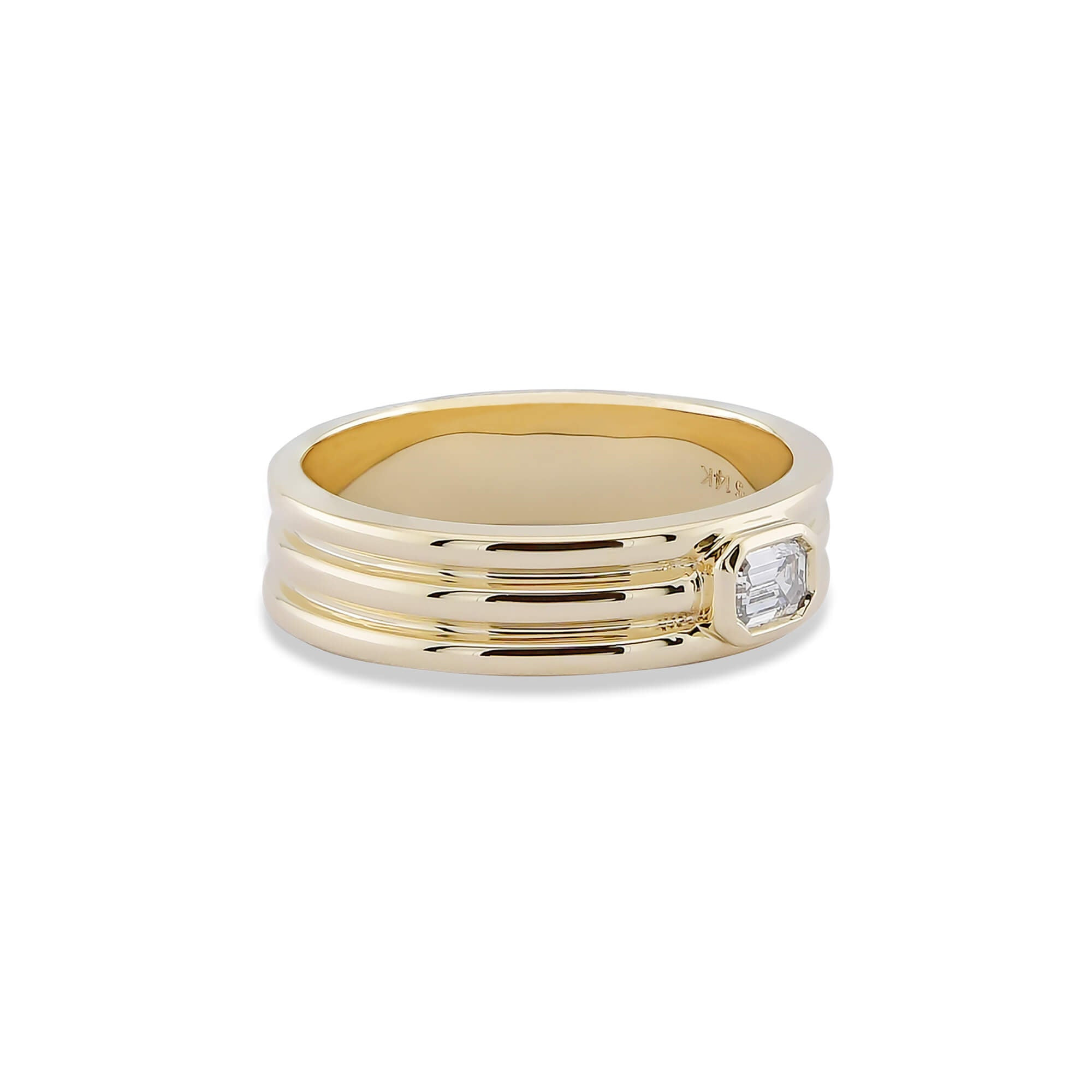 Trio Ridge Diamond Ring - 3