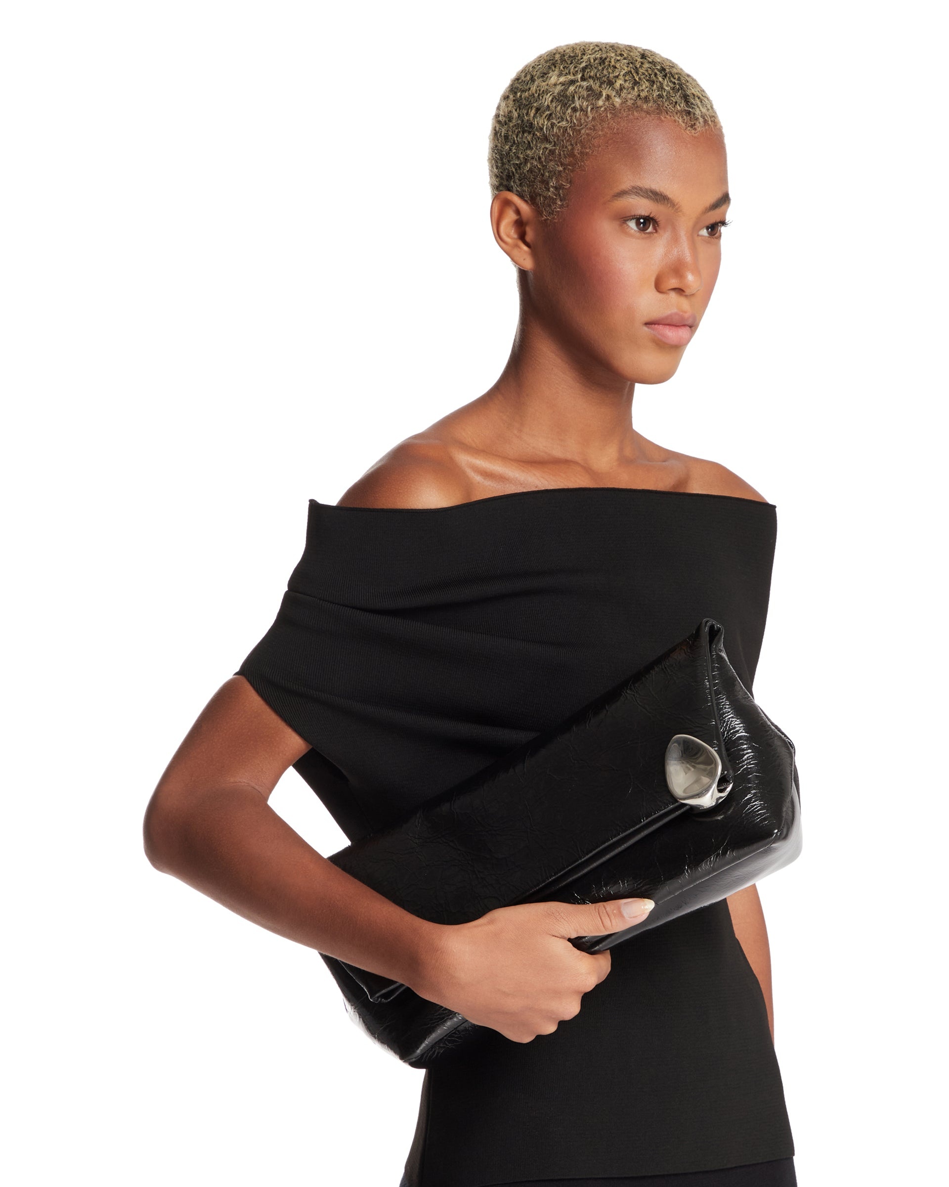 Black Jewel Zip Pouch - 4