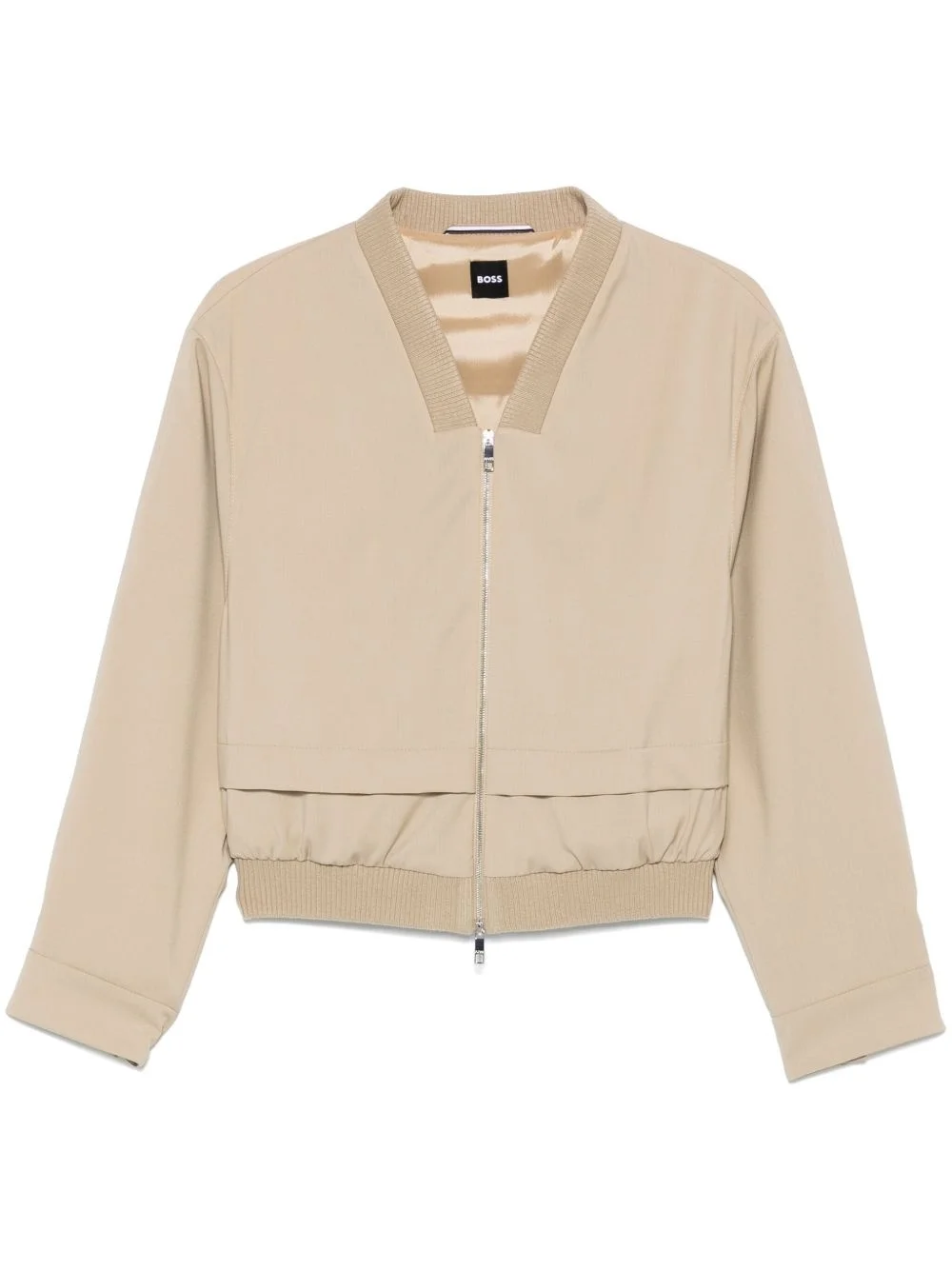 layered-effect jacket - 1