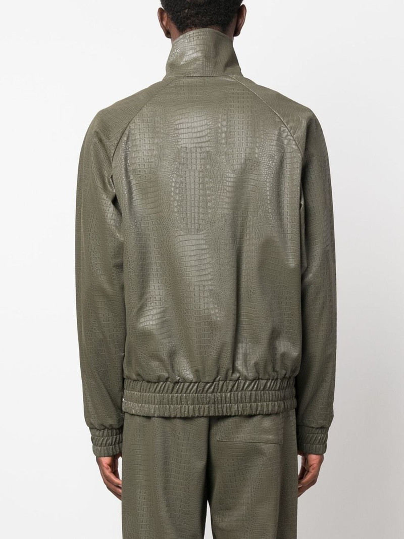 logo-patch bomber jacket 4