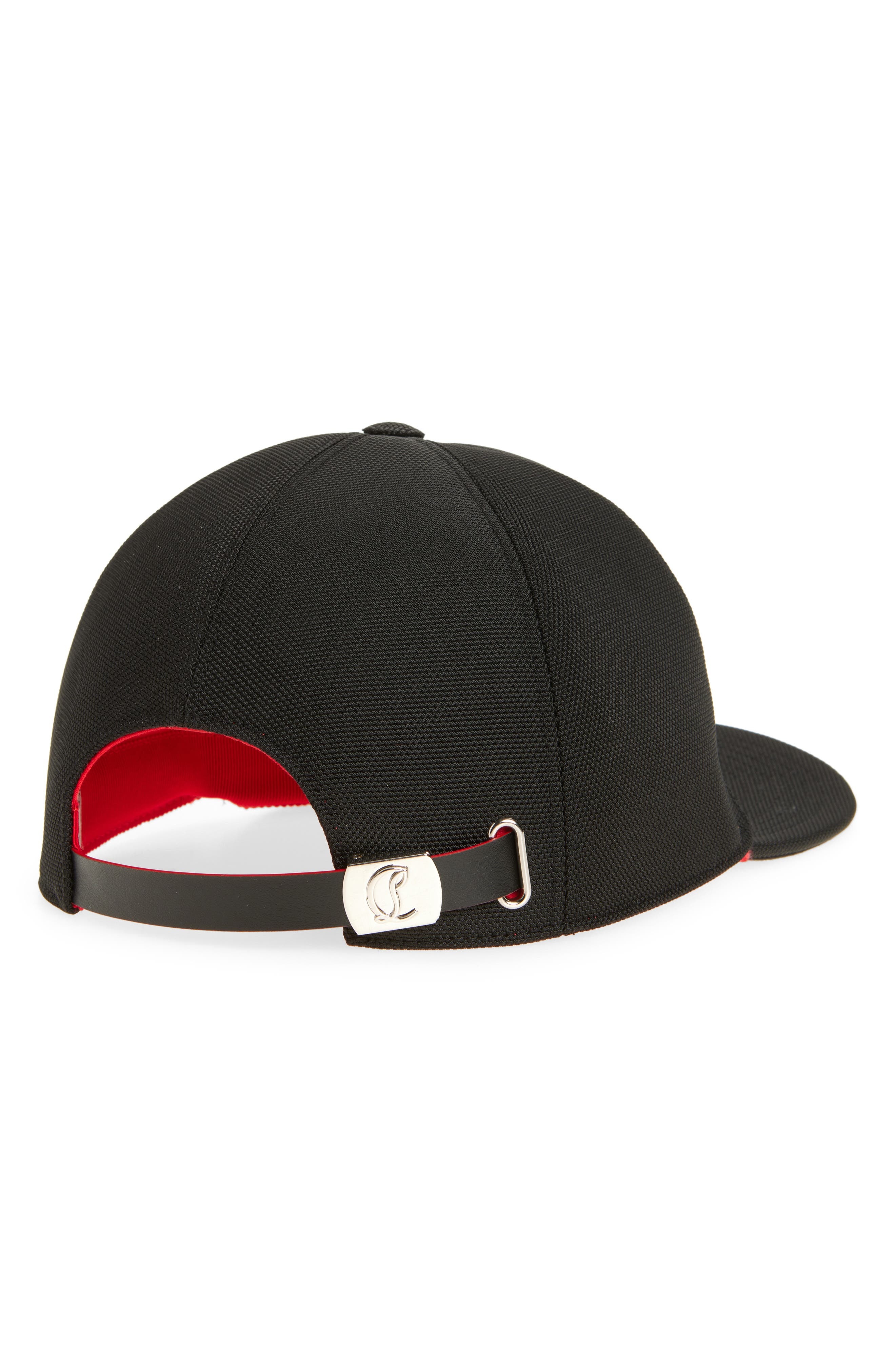 Christian Louboutin Mooncrest Active Monogram Canvas Baseball Cap in Black at Nordstrom - 2