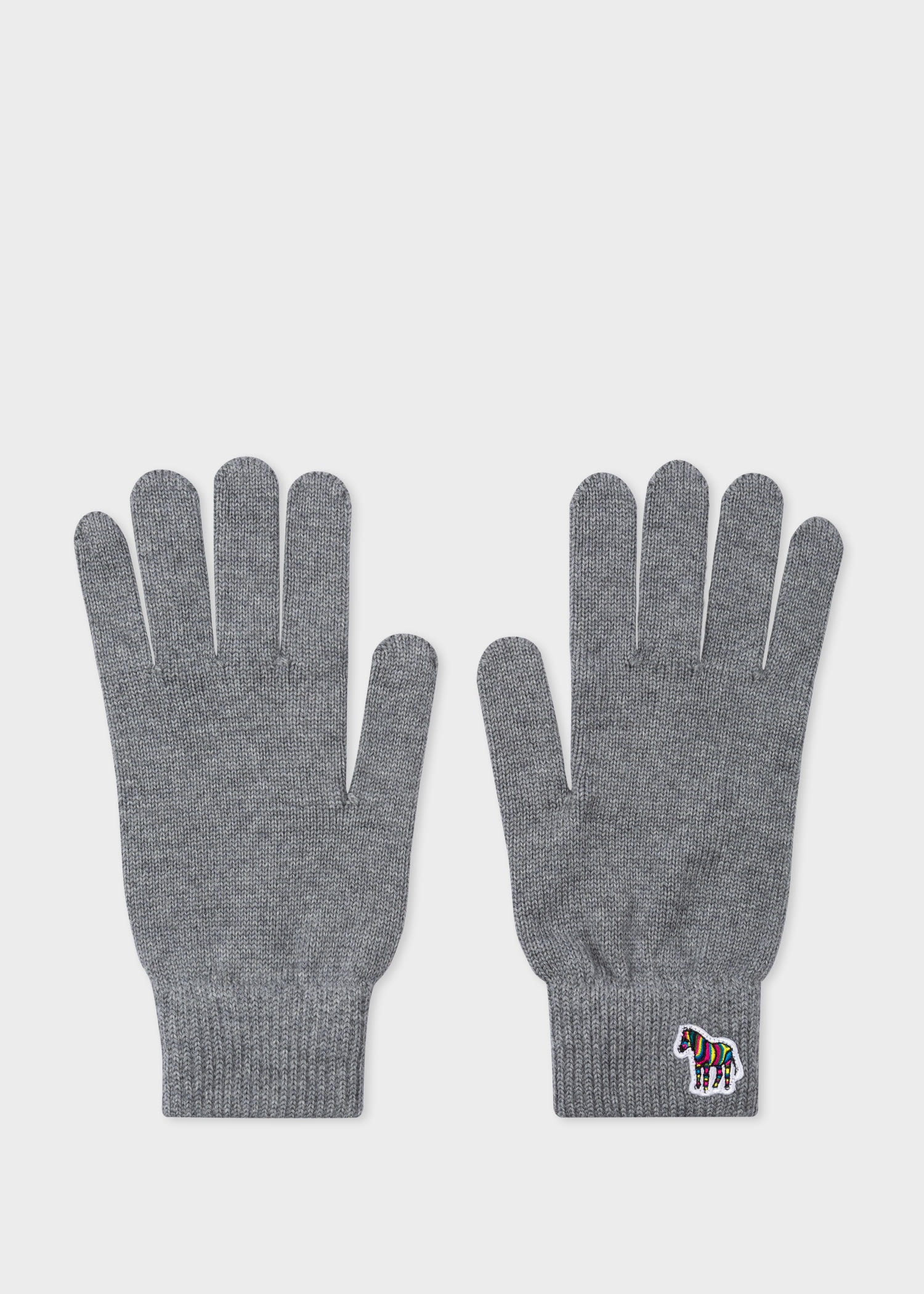 Zebra Logo Wool Gloves - 1