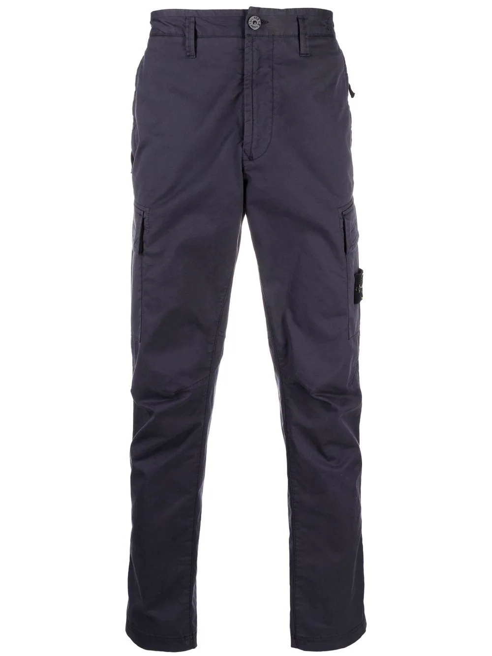 logo-patch utility trousers - 1