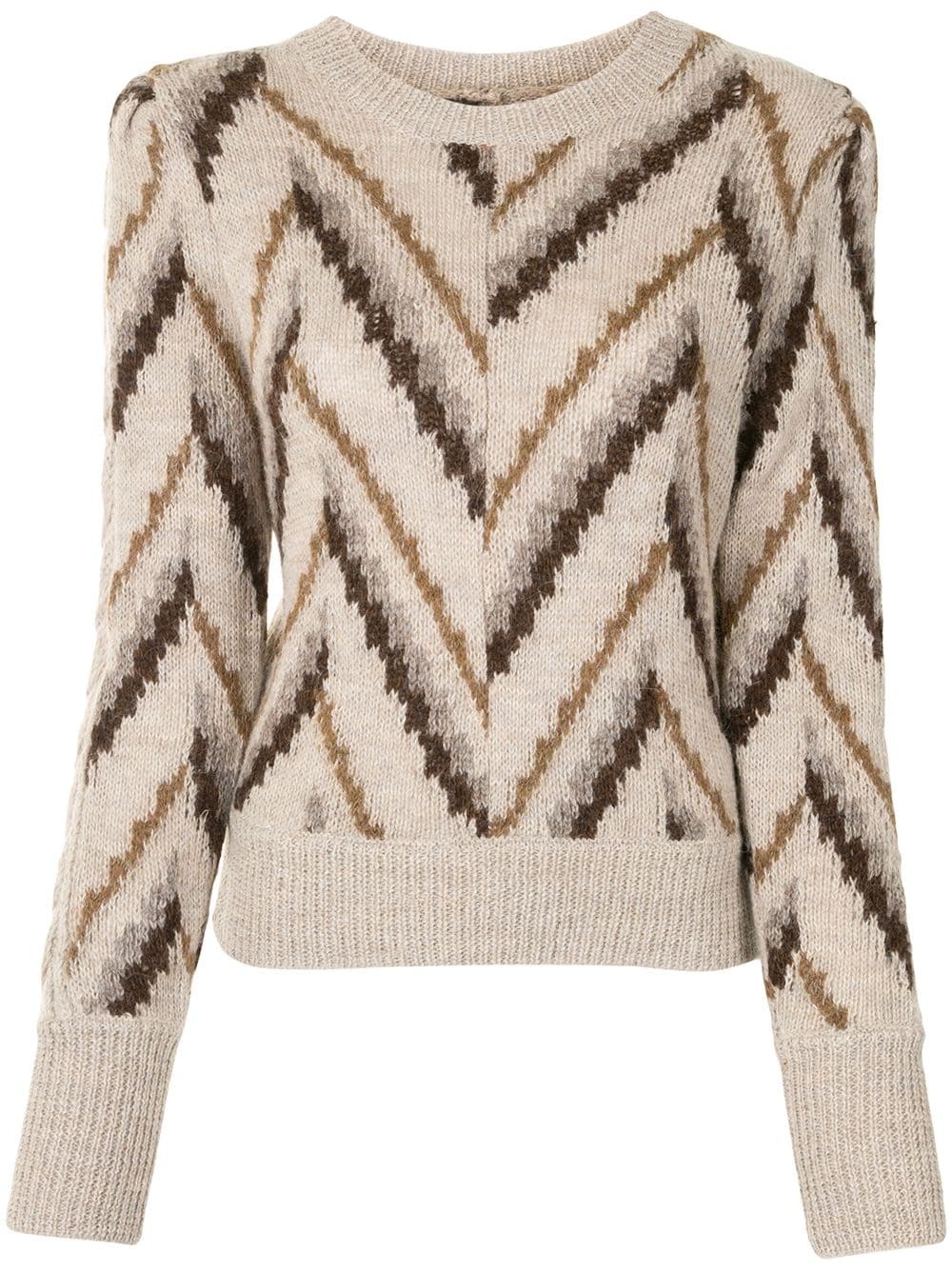 Glenny geometric intarsia jumper - 1