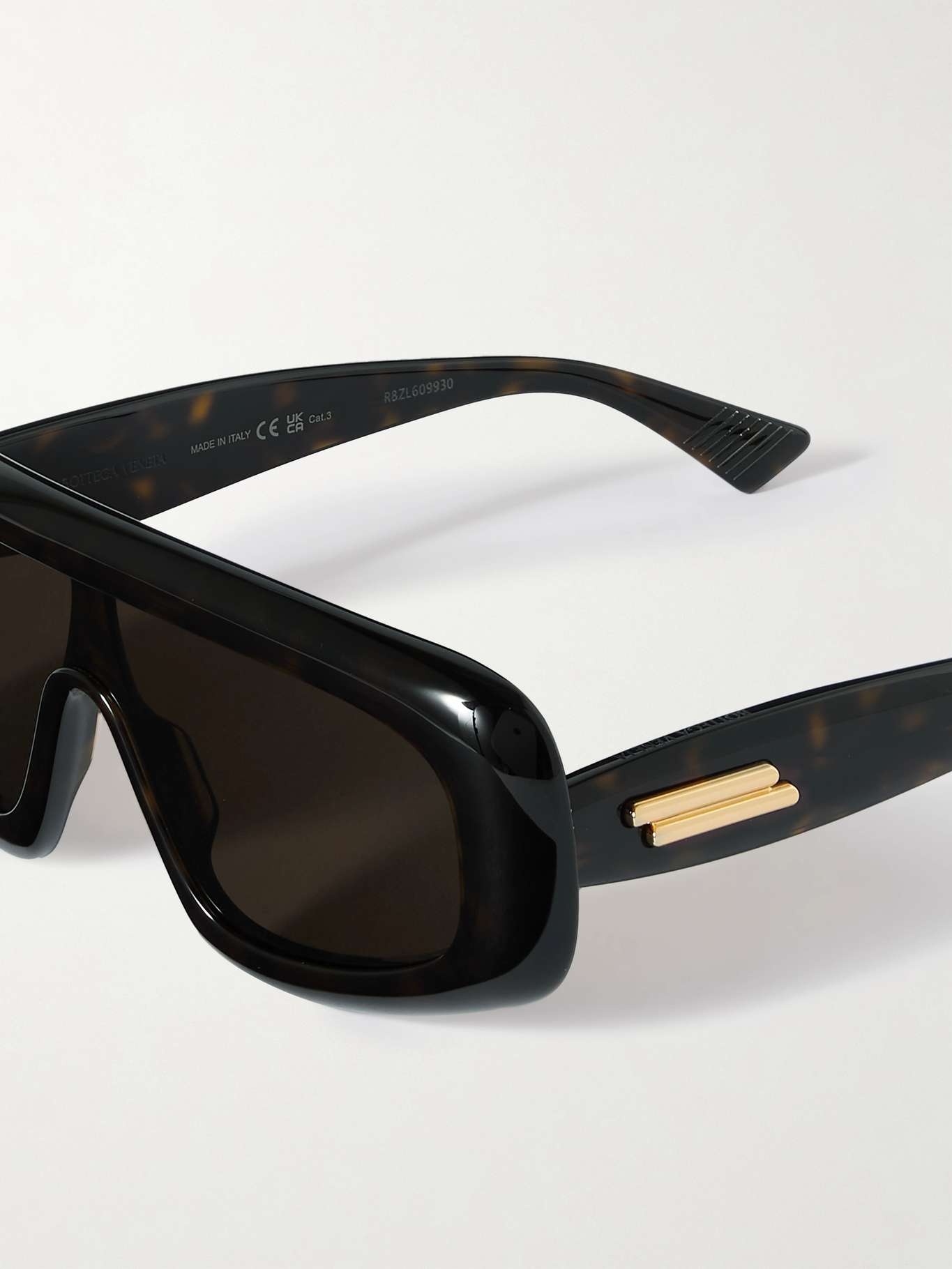 D-frame tortoiseshell acetate sunglasses - 4