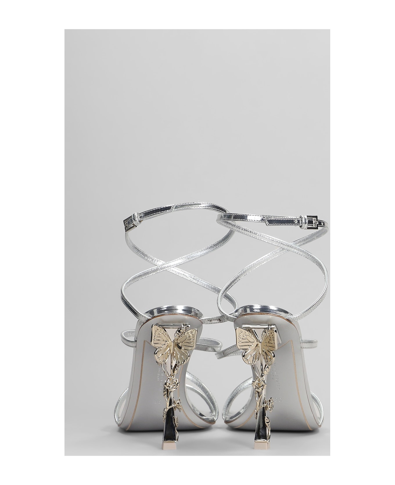 Enchantress Sandals In Silver Leather - 4
