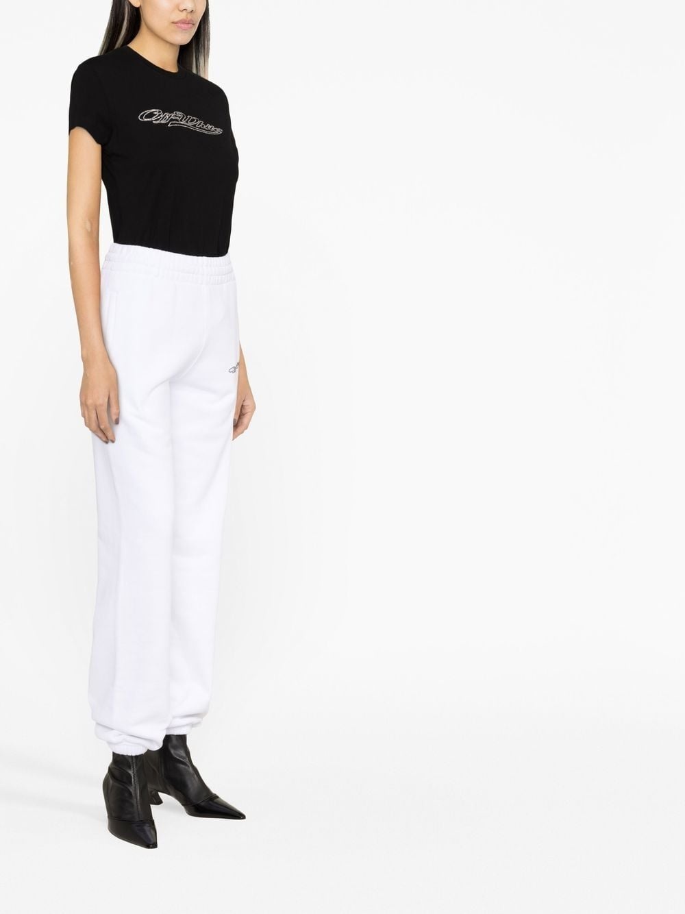 Bling logo-print short-sleeve T-shirt - 3
