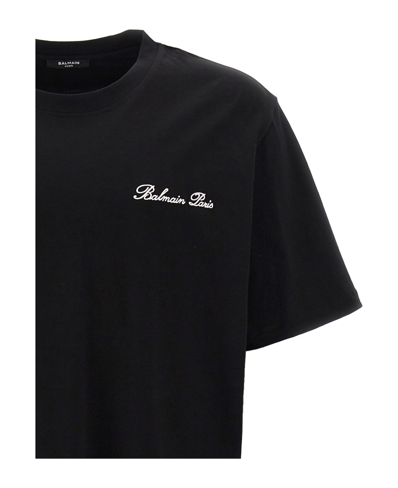 'balmain Signature' T-shirt - 3