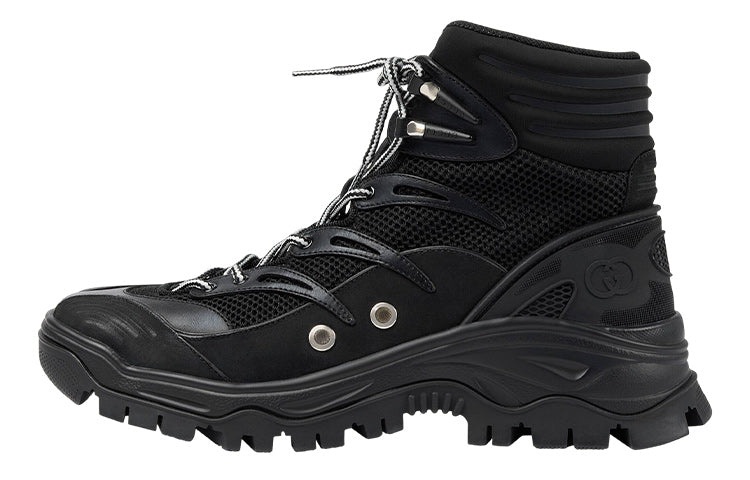 Gucci Lace Up Boot 'Black' 698779-2KD20-1000 - 3