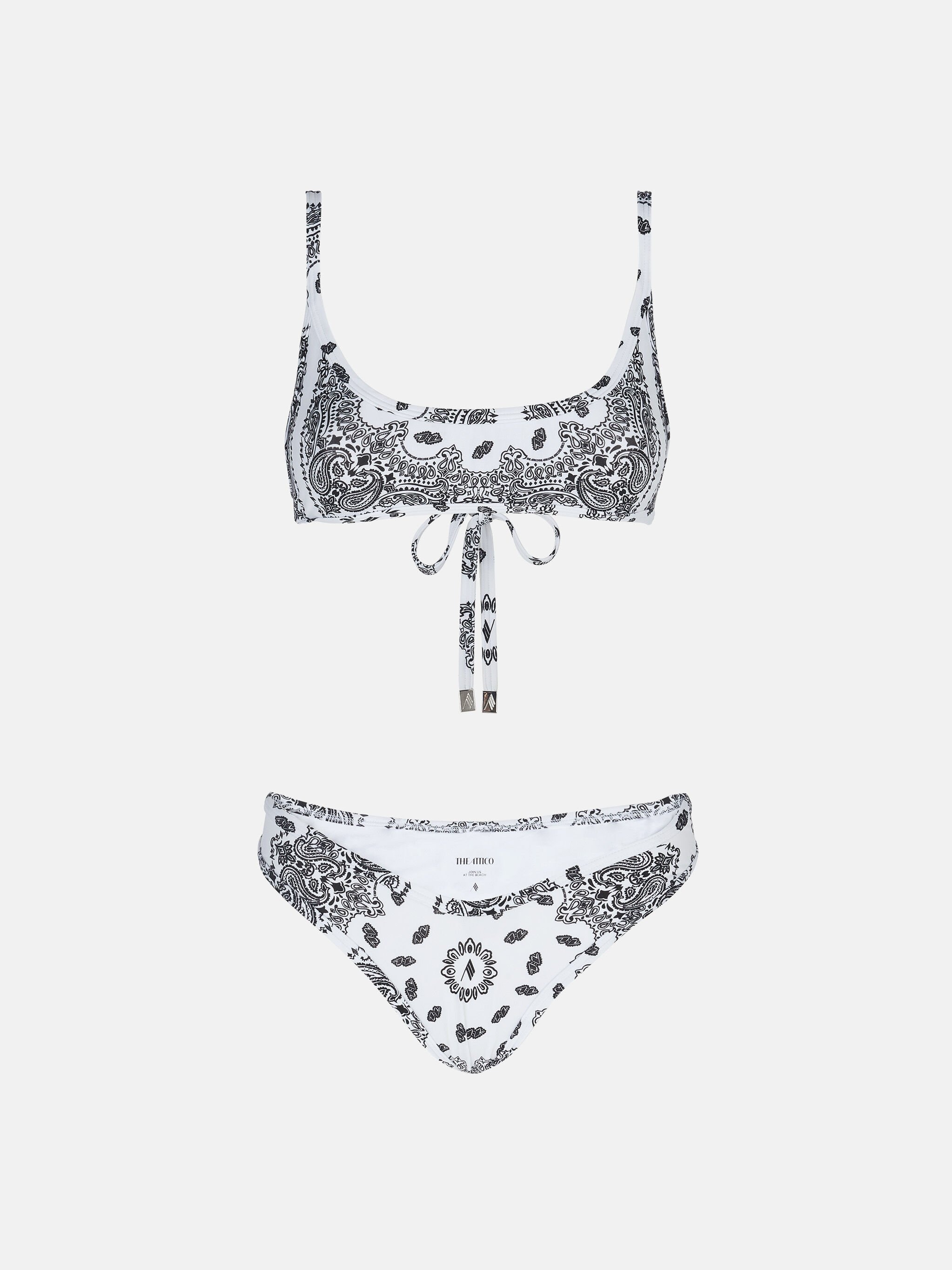 WHITE AND BLACK BIKINI - 2