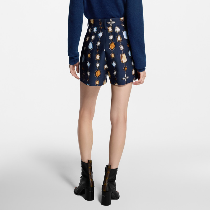Necklace Print Tailored Shorts 7
