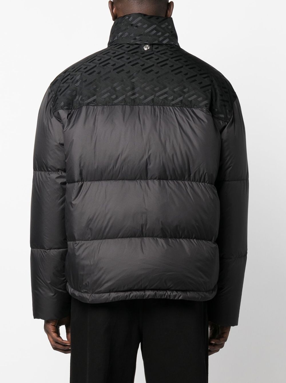 zip-fastening padded jacket - 4