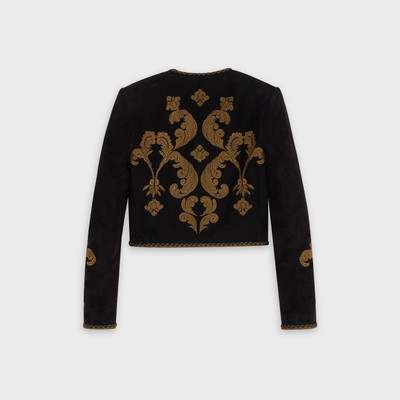 CELINE BOLERO IN EMBROIDERED SUEDE outlook