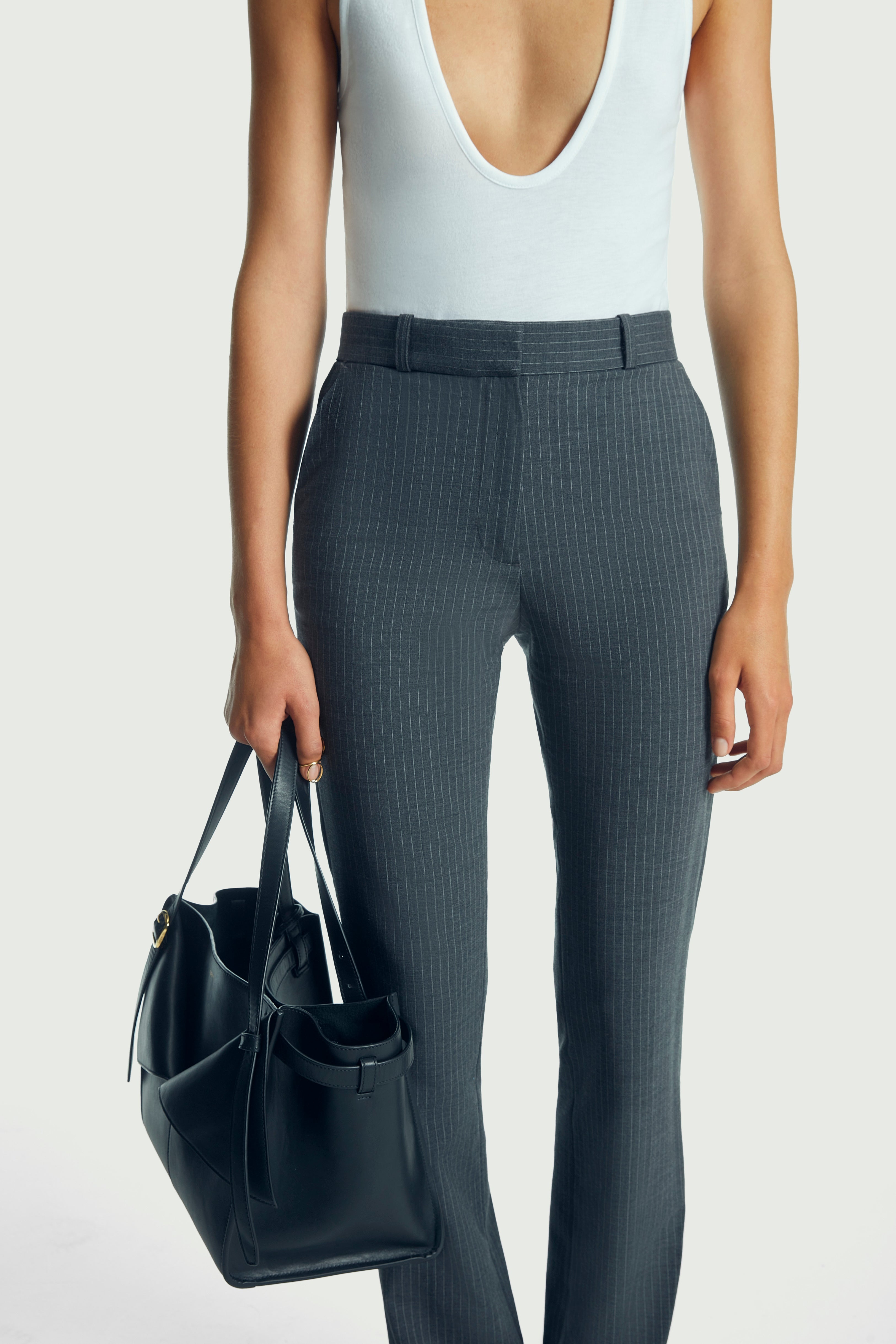 Straight Tailored Trousers - 2